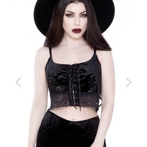 Dark Dahlia Vest Top